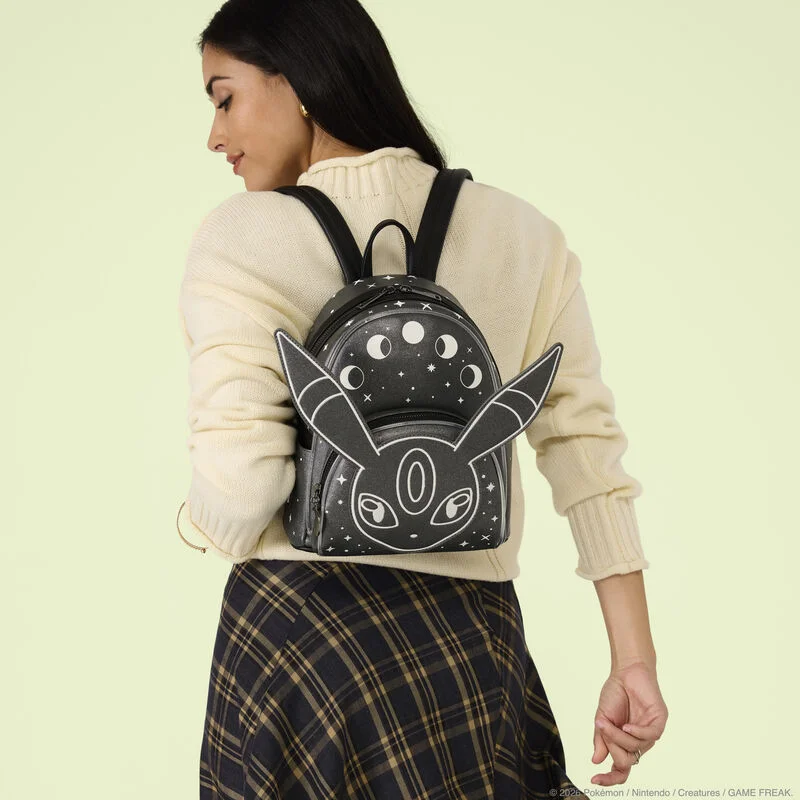 Alternative view of Pokémon Umbreon Moon Phases Light-Up Glow Mini Backpack