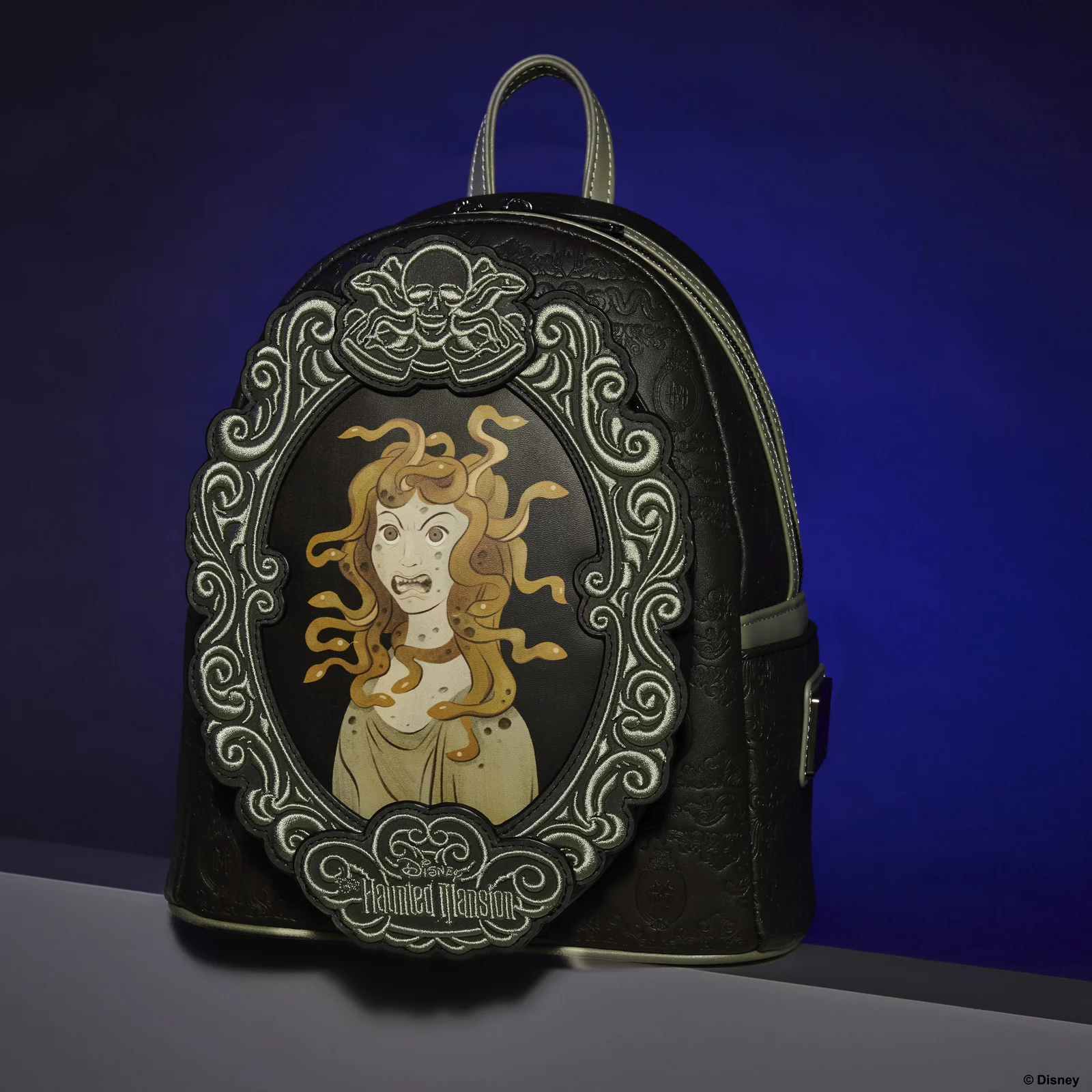 Alternative view of The Haunted Mansion Exclusive Medusa Portrait Light-Up Glow Mini Backpack
