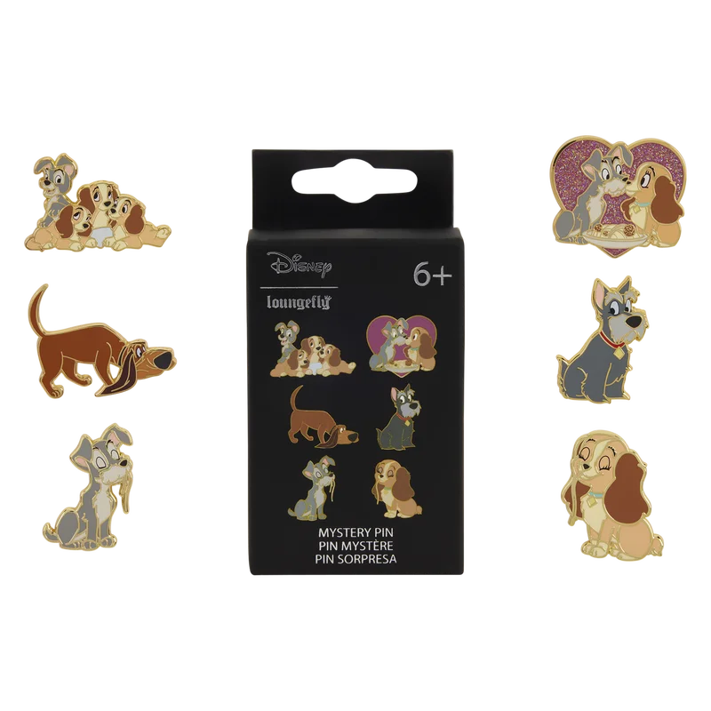 Lady and the Tramp Mystery Box Pin