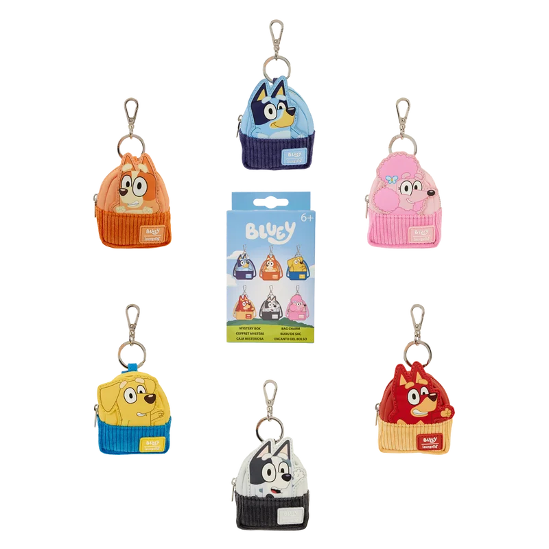 Bluey and Friends Mystery Mini Backpack Keychain Charm