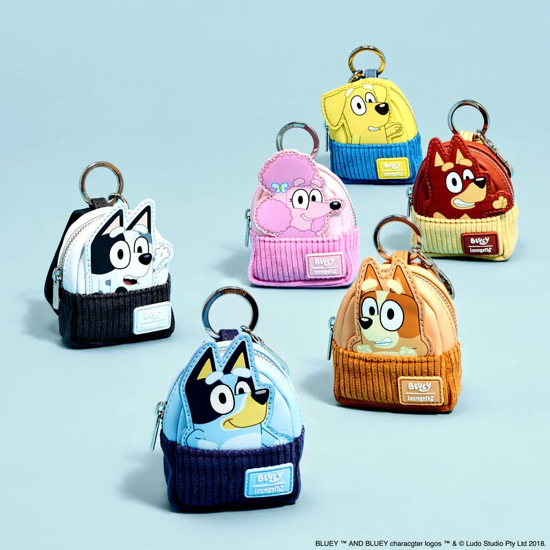 Alternative view of Bluey and Friends Mystery Mini Backpack Keychain Charm