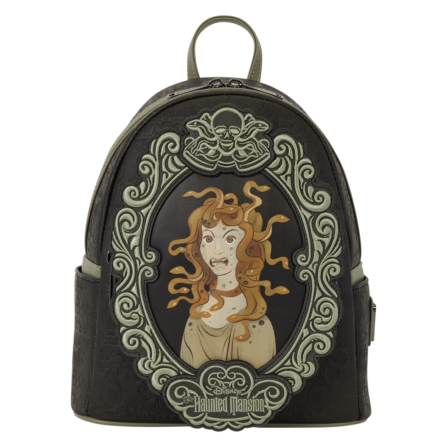 The Haunted Mansion Exclusive Medusa Portrait Light-Up Glow Mini Backpack